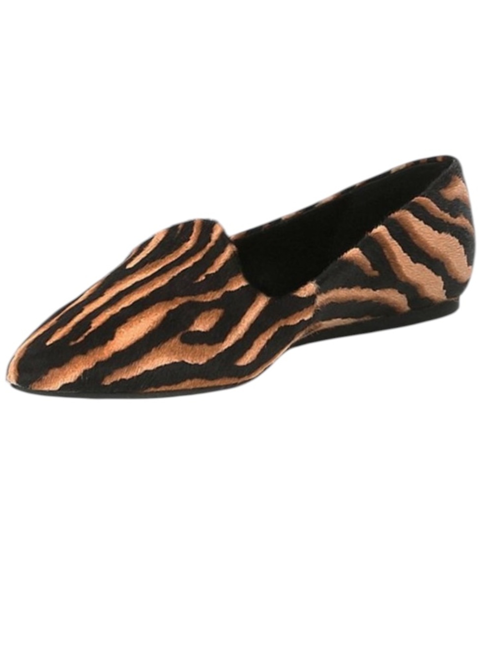 NEW! Gibson & Latimer Ellie Tiger Haircalf Flats